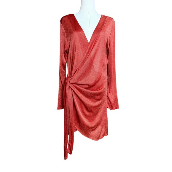 SOMMER SWIN Madeira Wrap Dress Cover Up Sheer Fit M Cruise Collection Viscose - Picture 3 of 10